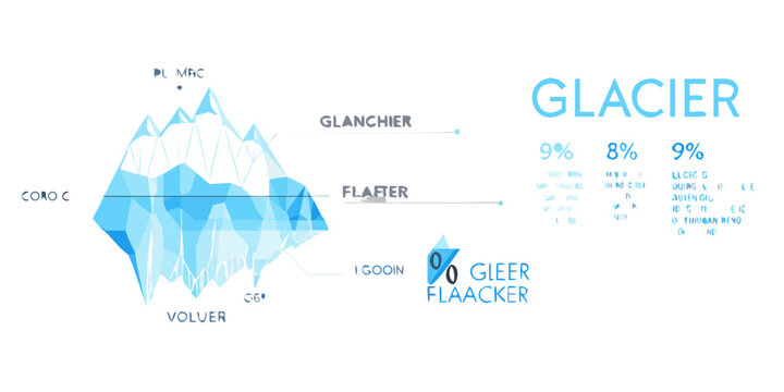 Glacier metrics visualization