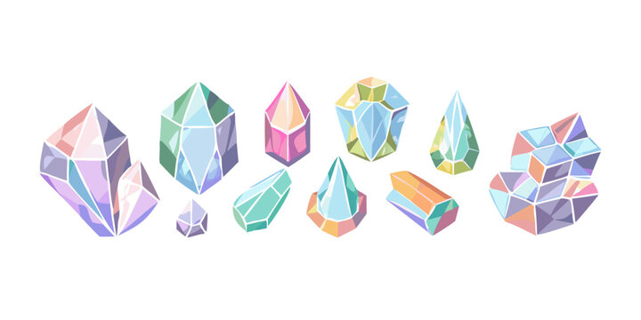 Colorful geometric crystals