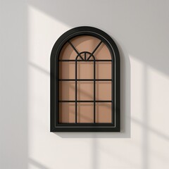 window in a wooden wall