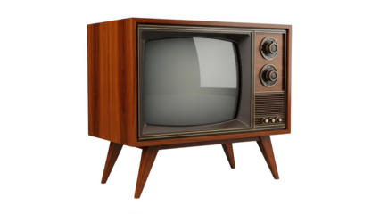 Vintage wooden television set