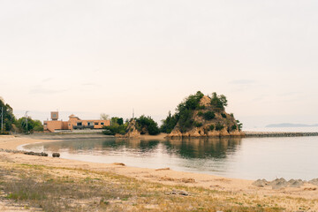 shikoku, japan - 3 august 2025 Toragahanakaigan Park beach