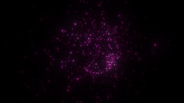 Heart light background heart particle light filling Love, wedding, Valentine's Day. love marriage motion concept. Romantic animation for St. Mother's day, Wedding anniversary invitation e-card 3D 4K