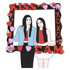 two girls with shopping bags