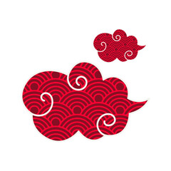 Traditional Japanese Cloud Pattern