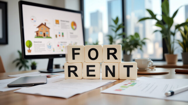 Rental housing listings and lease agreement workflow for tenants and landlords as property agents market apartments and homes, managing rent payments, screening and move in planning