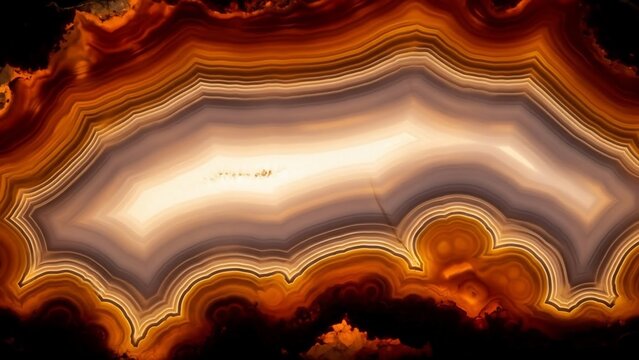 Vibrant abstract geode pattern with layered colors and textures.
