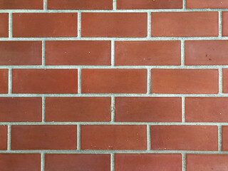 Obraz premium Red brick wall texture background pattern