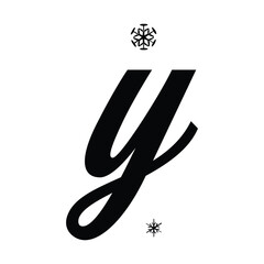 Fototapeta premium handwritten Y comma, abstract Y comma logo, decorative Y comma, Y comma fashion logo, Y comma boutique logo, Y comma brand mark, Y comma personal logo, Y comma custom monogram, Y comma modern typograp