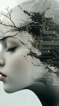 Digital frame logic: artificial unit, machine flow, intelligence model, robot line, metal node, data thread, signal stream, function link, code route, module path, server build, system drive