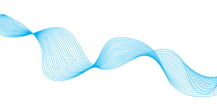 abstract blue waves