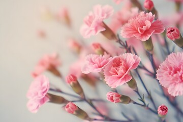 Fototapeta premium Soft focus floral detail background romantic mood