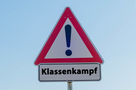 Klassenkampf Schild