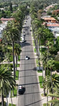 Beverly Hills At Los Angeles California United States. City Skyline Showing Modern And Traditional Architecture. Business Sky Downtown Cityscape. Outdoor Downtown Famous. Los Angeles California.