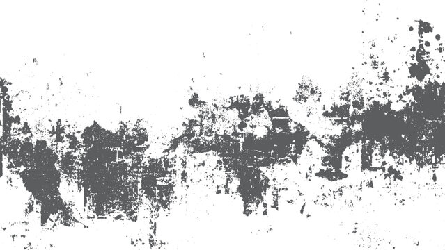 Old white grunge paper texture with dust particles and torn collage look. Vintage dust and dirt overlay on white background with distressed paper feel. 