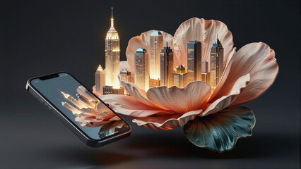 Obraz premium Kalejdoskop Snów: Surrealistyczna Podróż Przez Pęknięte Wymiary Czasu, Przestrzeni i Nieskończonej Wyobraźni, Pop Art