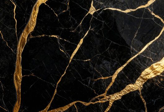 black marble with golden veins ,Black marbel natural pattern for background, abstract black white and gold, black and yellow marbl, hi gloss marble stone texture of digital wall tiles design.

