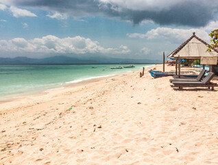 Fototapeta premium Jimbaran Beach Bali and Calm Ocean View