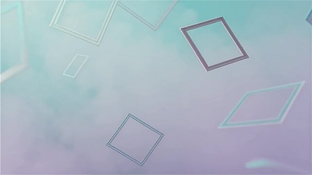 Ultra Cute Abstract Geometric Motion Video Backgrounds | Pastel Triangle Circle & Quadrilateral Shapes | Soft Dreamy Loop able 4K Stock Background Videos