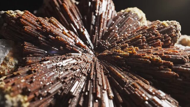 Aragonite Starburst Crystal Macro Photography