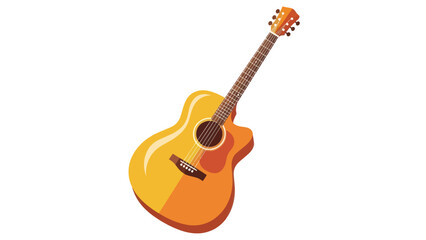 Naklejka premium Acoustic Guitar Illustration