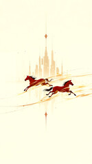 Immediate success New Year theme poster