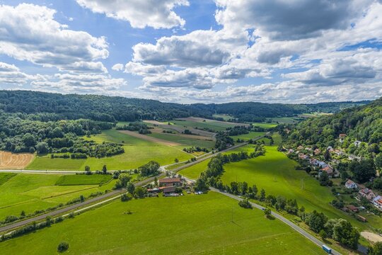 Sommer in der Hersbrucker Schweiz rund um Eschenbach bei Pommelsbrunn in Mittelfranken