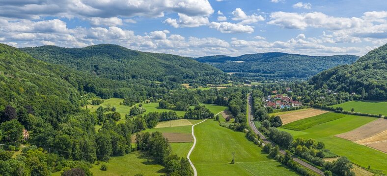 Sommer in der Hersbrucker Schweiz rund um Eschenbach bei Pommelsbrunn in Mittelfranken