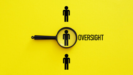 Employee Oversight and Workplace Control Concept Showing Individual Monitoring, Management...