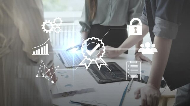 All-in-one certified productivity application managing tasks, analytics, and security certified platform. Quality Assurance QA for business software certified application, ensuring data security, user