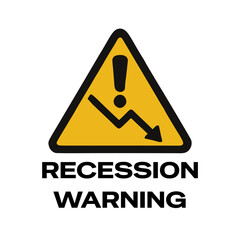 Recession warning icon