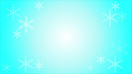 雪　結晶　背景