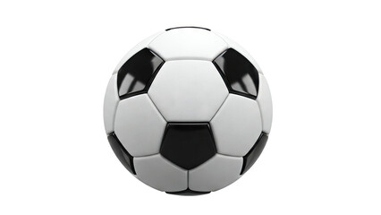 Fototapeta premium Classic Black and White Soccer Ball