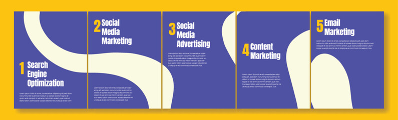 Naklejka premium Trendy social media slider bundle with creative carousel posts set, square flyer templates, marketing template pack, multipurpose promo banners, branding pack, modern advertising layout