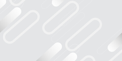 Obraz premium Abstract white background. Minimal geometric white light background abstract design.