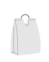 white shopping bag