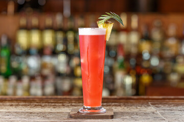 Singapore Sling photo for the menu