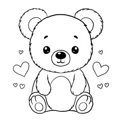 Fototapeta premium coloring pages activity worksheet for kids 08