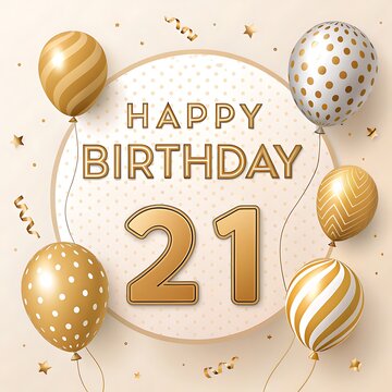 Happy 21St Birthday」の写真素材 | 3,548件の無料イラスト画像