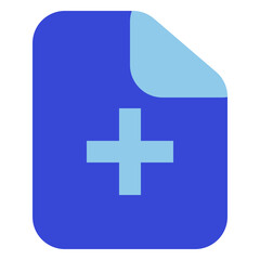 Obraz premium files bluetone icon set