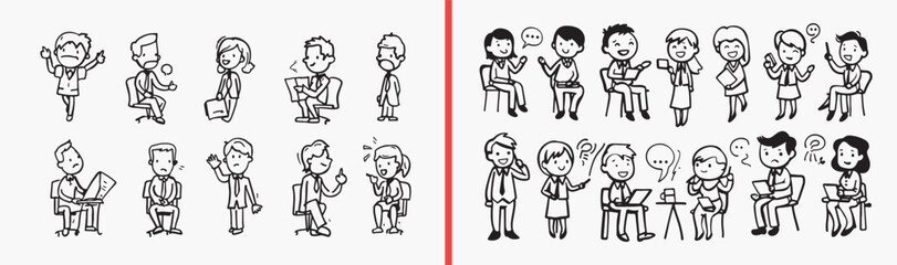Naklejka premium kids activity illustrations, children playing doodles, hand drawn toy icons, black and white kids art, playful children drawings, cartoon kids elements, childhood illustration set