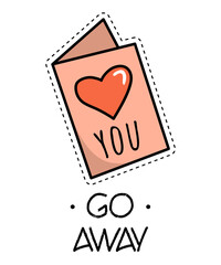 Anniversary Gift Love Card | Cute Heart Illustration Valentine Greeting Card, Wedding Card Design, Digital Romantic Heart Card