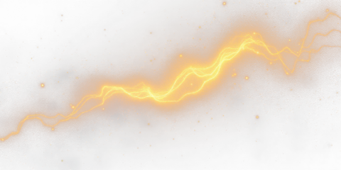 Golden wavy line with a soft gradient effect against a light background creating an abstract artistic studio shot on white and transparent