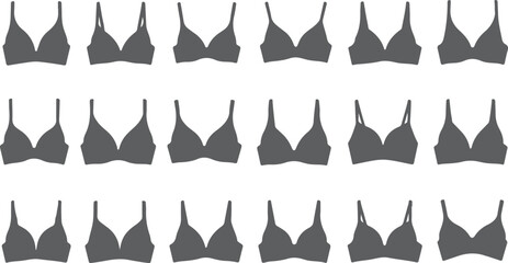 Fototapeta premium vector illustration of a seamless Bra