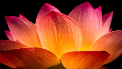 Vibrant Lotus Flower in Bloom.