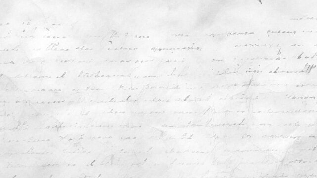 Vintage Cursive Handwriting on Aged Parchment Paper Background Texture. Elegant Historical Document for Nostalgic Storytelling and Archival Concepts.