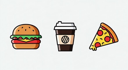 Tasty Fast Food Illustration