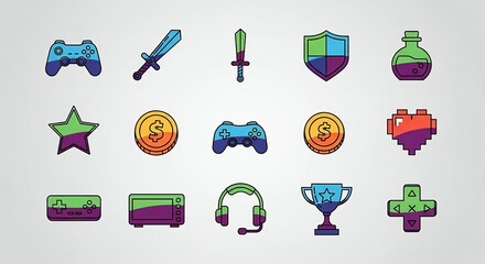 Game Icons Set