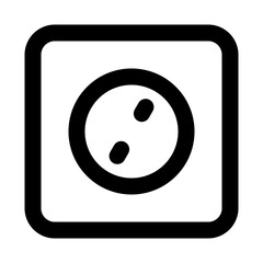 Fototapeta premium electronic device outline icon set