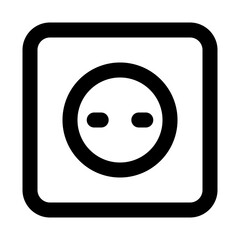 electronic device outline icon set