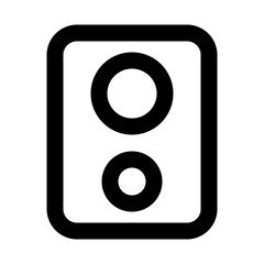 electronic device outline icon set